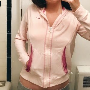 Nike baby pink running jacket